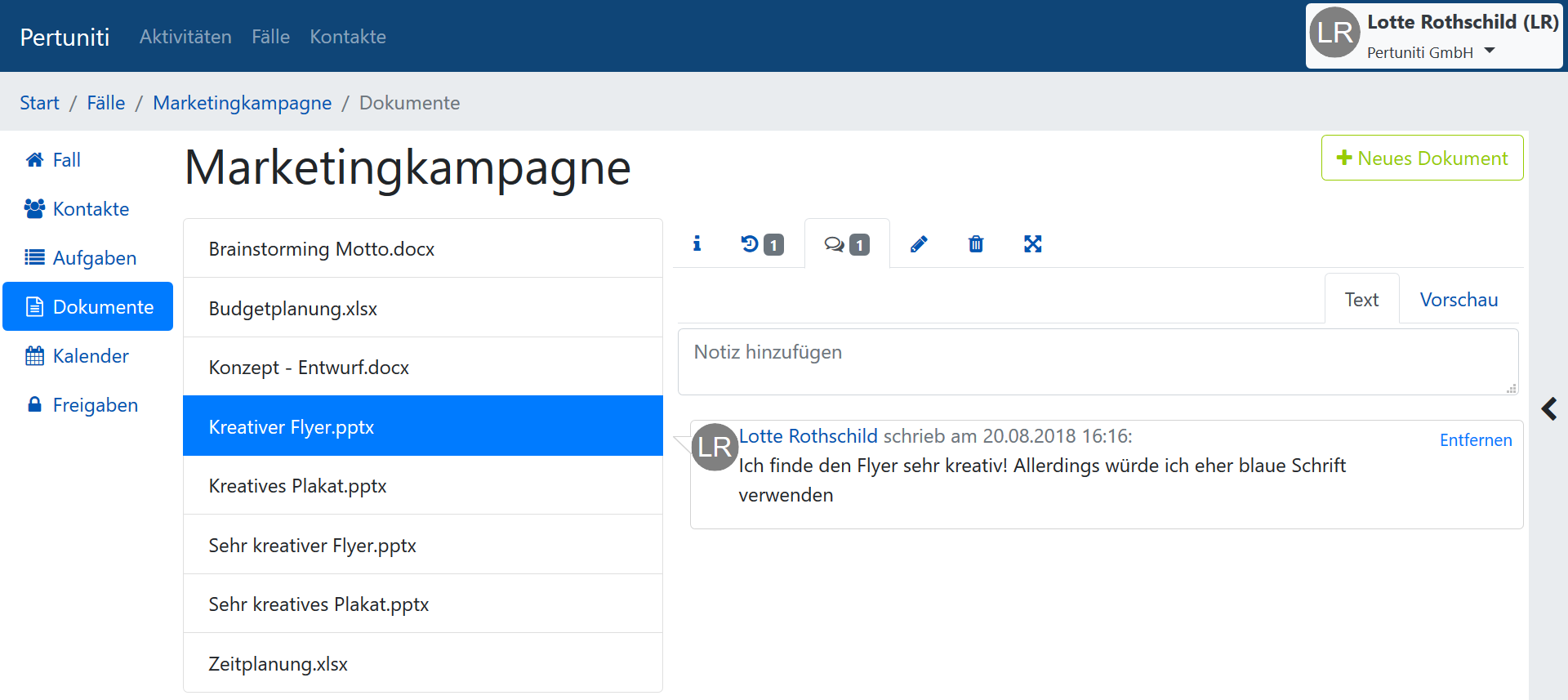 Die besten Ideen kommen durch stetigen Austausch. Tragen Sie mit Ihren Notizen zu gemeinsam bearbeiteten Dokumenten bei.